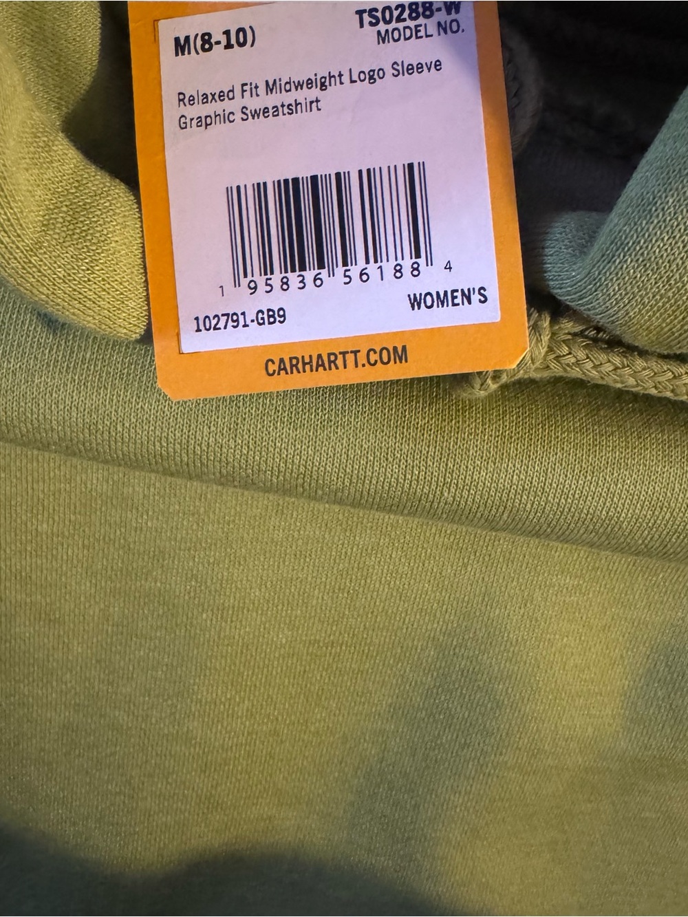 NWT medium WOMENS carhartt sweatshirt - Picture 4 of 5